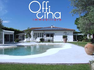 villa con piscina